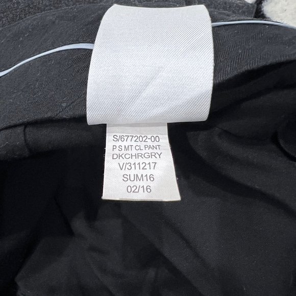 Banana Republic Straight Martin Fit Petite Dark Gray Women's Pants - Picture 7 of 7